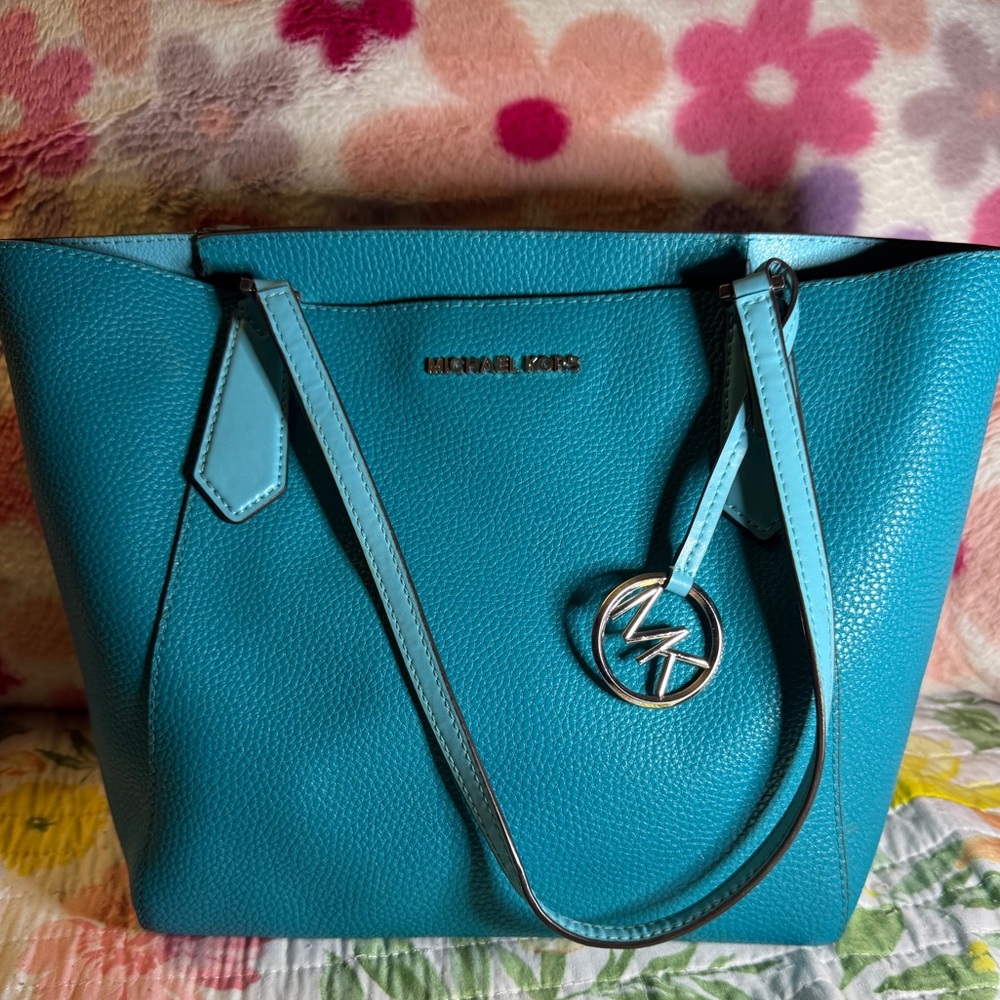 Michael Kors Teal Tote Bag